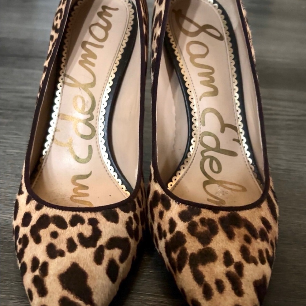 Sam Edelman Leopard Print heels - Picture 2 of 2